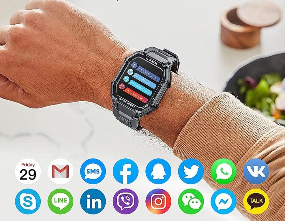 Smart3ATM™ - Montre intelligente pour fitness - SoluceFit